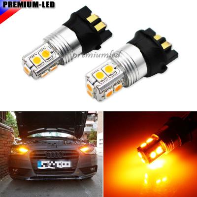 China Amber Yellow Canbus 10-SMD PW24W PWY24W LED Bulbs for Front Turn Signal Lights PWY24W PW24W for sale