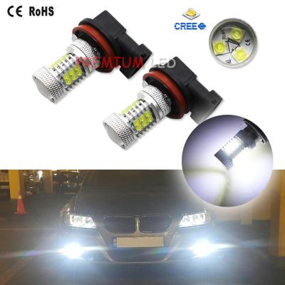 China 6000K Ultra White High Power 21-SMD H11 H8 H9 LED Replacement Bulbs For Fog Lights Driving Lamps Or Daytime Running Lights H8 H11 H9 for sale