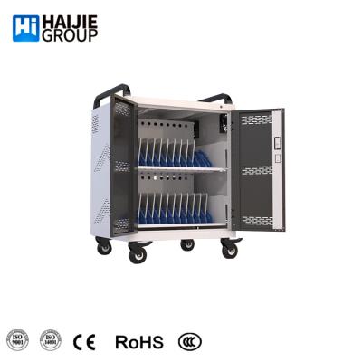 China School Classroom Safety Design Multi Leakage 36 Trolley Smart Laptop Tablet Wholesale Mobile Charging Carts for sale