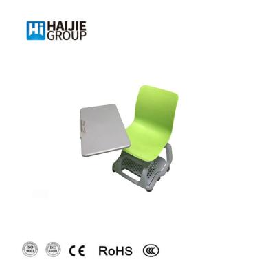 China Adjustable Notebook Study Furniture Room Plastic Student Chairs Home Training Table Foldable With Foldable Chair for sale