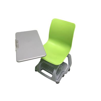 China Traditional Plastic Training Chair Outdoor School Chairs With Writing Board for sale