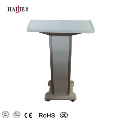 China Easy For Speaker To Speech Widely Used High Quality Teaching Use Modern Designs Church Lecture Podium Lectern Lectern Speech Multimedia Desk for sale