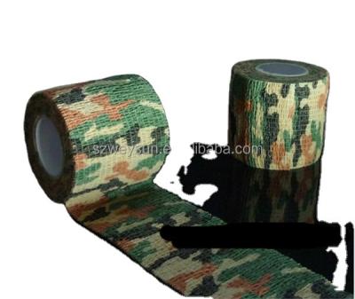 China ANTI-STATIC Stretchable 5M Camera Camouflage Tape Game Survival Jungle Adventure Wrap Hunting Tapes for Telescoping Rifle Stickers for sale