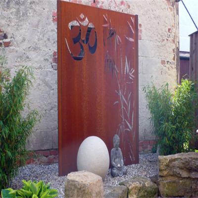 China Pre Rusted Metal Garden Products Corten Steel Decorative Panels Custom Made en venta