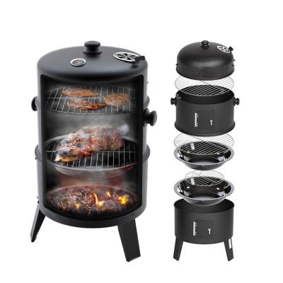 China 18“ Draagbare de Houtskoolgrill 3 van Hoogte Openlucht Kokende Grills in Multifunctionele 1 Te koop