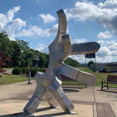 China Escultura abstracta moderna del metal del arrabio de la aprobación del SGS para el restaurante en venta