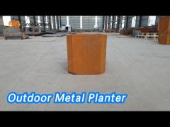 Garden Landscape Outdoor Metal Planter Corten Steel Anti Erosion Rustic