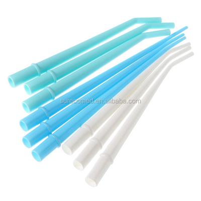 China Dental Dental Aspirator Suction Surgical Tips Suction Green / White / Blue Color for sale