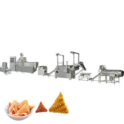 China food & Beverage Factory Extruded Automatic Fried Pellet 3d Bugles French Fries Snack Processing Machine Making Production Line for sale