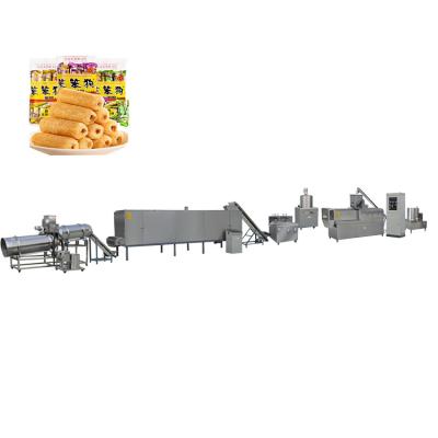 China Hotels New Design Corn Sticks Fully Automatic Snacks Extruder Machine for sale