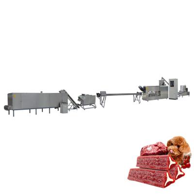 China Viable Dry Line Dog Food Extrusion High Efficiency Dog Snacks Food Production Machine for sale