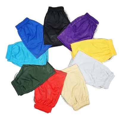 China Basic Anti-Wrinkle Polyester White Mesh Basketball Shorts Custom Logo Summer Plus Size Mens Printed Shorts For Men for sale