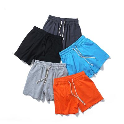 China Anti-Wrinkle Wholesale Men Summer Fitness Gym Shorts Cotton 5in Terry Jogger Shorts Casual French Sweatshirt Inseam Cotton Shorts Men for sale