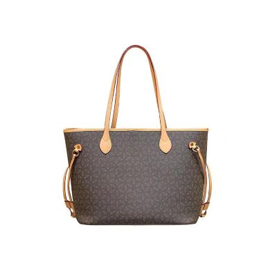 China Fashion Y2805 Fashionable High-Capacity Cowhide/Pvc Fashion Ladies Handbag Single Shoulder Handbag Women Bag for sale