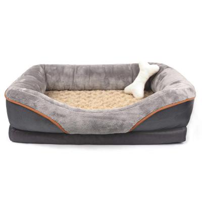 China 35D sofá ortopédico de la cama del perro del SGS Silentnight con la cremallera en venta