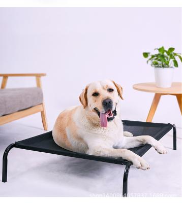 China Bett-Feldbett SGS 80cm faltbares angehobenes Hundebreathable PVC 600D zu verkaufen