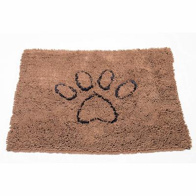 China Household 2.5cm Non Slip Dog Crate Mat SGS Chenille Fiber for sale