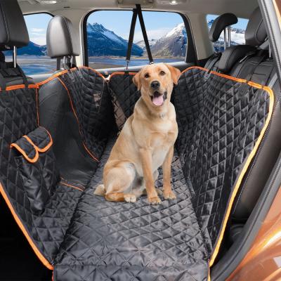 China Rear Seat Dog Seat Cover Suv Waterproof Pet Dog Seat Cover 100% Scratch And Skid Proof for sale