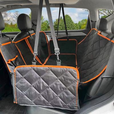 China Dog Car Seat Cover for Back Seat, 4-in-1 Waterproof Pet Dog Seat Cover for SUV 100% Scratchproof Nonslip for sale