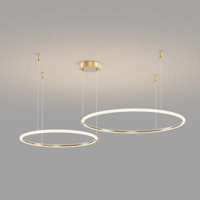 China Modern Wholesale Modern LED Chandeliers Acrylic Pendant Lights For Living Room Bedroom for sale