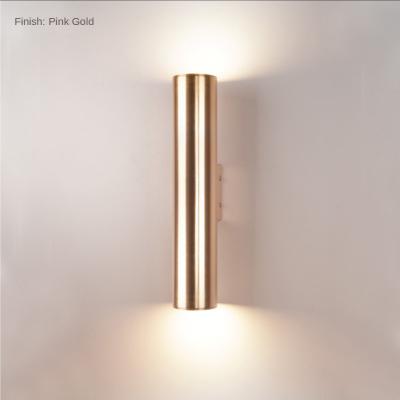 China Modern Modern Indoor Aluminum Wall Sconces Through LED Wall Light for sale