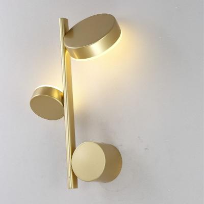 China Hot Selling Modern Nordic Style 2 Heads LED Wall Light Decoration Indoor Lights for sale