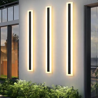 China Hot Selling Waterproof Linear Wall Scone 24 Inch Long LED Strip Indoor Outdoor Wall Lights IP65 Garden Porch LED Wall Lamps for sale