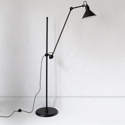 China Angled Floor Lamp Classic Industrial Arm Angled Metal Floor Lamp E27 Joint Cavity Lampe Gras Floor Light for sale