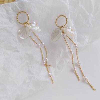 China TIDE FASHIONABLE National New Design Designer Girls Earrings Hot Selling Chain Gold for sale