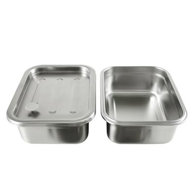 China 2021 Freshness Preservation LIHONG Rectangle Lunch Box Stainless Steel Food Container Storage Box &bin School Kids Bento Lunch Box for sale