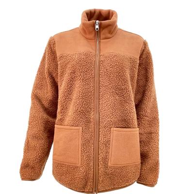 China Keep Warm New Style Ladies Knitted Long Sleeve Fashion Fleece Winter Wear Jacket For Women for sale