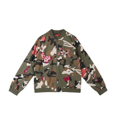 China New Factory Wholesale Custom Fashion Casual Waterproof Baseball Jacket Floral Waterproof Women for sale