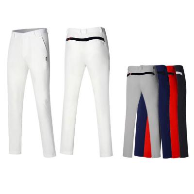 China Hot Selling Logo Spandex Golf Pants Customized Pants Sports Jogging Casual Anti-wrinkle Polyester for sale