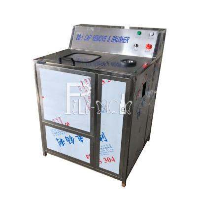 China Cap Pulling 280BPH Five Gallon Bucket Washing Machine for sale