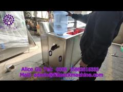 Customized gallon bottle washer with de capping and brush washing and high pressure rinsing function