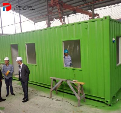 China Parking Lot High-qualified 40 Foot Shipping Container Home for sale