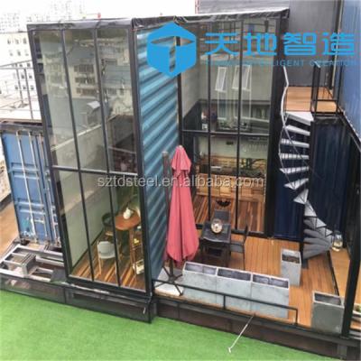 China Good in quality and beautiful in design mobile hotel container, mobile container bar for sale