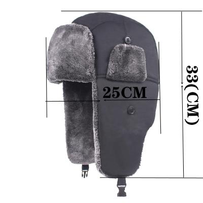 China JOINT Winter Hats Plus Velvet Thickening Lei Feng Waterproof Warm Coldproof Snow Hat Windproof Winter Hat Earmuff Trapper Hat for sale