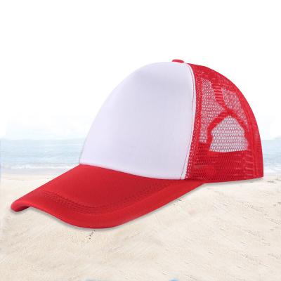 China breathable & Custom Printed Waterproof Sun Protection Spring Gutter Mesh Short Baseball Cap For Blank Mesh Trucker Hats Embroidery Trucker Hat Custom for sale