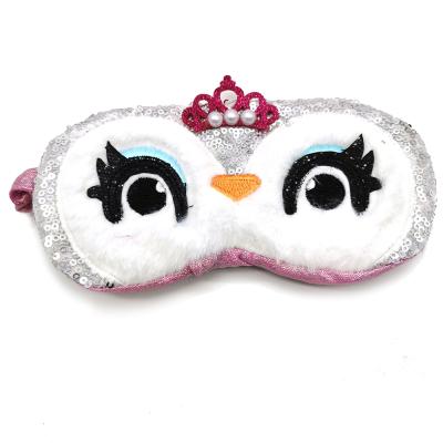 China Unicorn Organic Cotton Memory Foam Owl Mask Sleep Lash Extension For Eyelash Dark Circles Extensions for sale