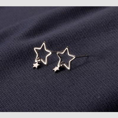 China New design five-pointed female religious star stud earrings summer earrings wholesale mixed women's earrings for sale