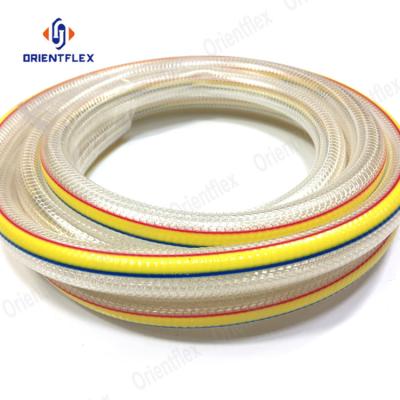 China Adjustable Premium Light Duty PVC Knitted Garden Hose Manufacturers for sale