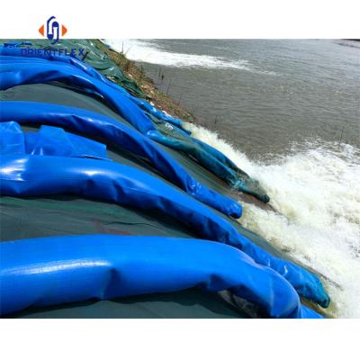 China Use as Drainage Hose in Emergency/River/Dredging/Flooding 12 Inch Large Diameter PVC Blue Lay Flat Layflat Water Discharge Hose for sale