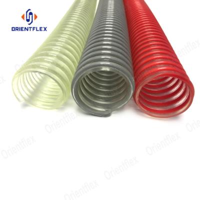 China Conveying Various Powdery Particles And Liquids 3 Inch 6 Inch Waste Pump Reinforced Flexible PVC Suction Hose For Sale for sale