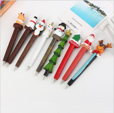 China Advertising Ball Pen with resin christmas Decorations for promotional gift for sale