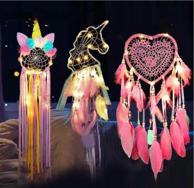 China Small Night Light Modern Girl Stlye Dream Catcher for sale