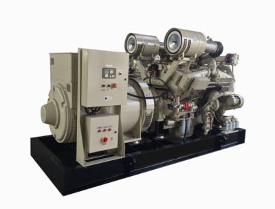 China 12 Cylinder Marine Power Generator Diesel 800kw / Low Noise Generators for sale