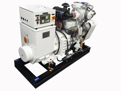 China Quiet Running 40kw Marine Diesel Electric Start Gener With Heat Exchanger OEM for sale