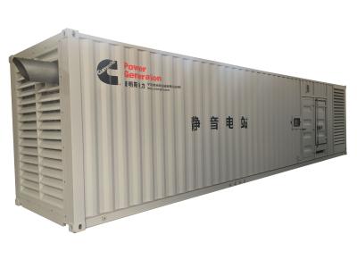 中国 防音の容器のディーゼル発電機セット、1400kva 1120kw無声ディーゼルGenset 販売のため