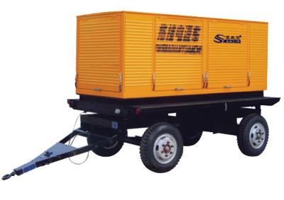 China Low Noise Trailer Diesel Generator Set 400V 75kw Electrical Type for sale